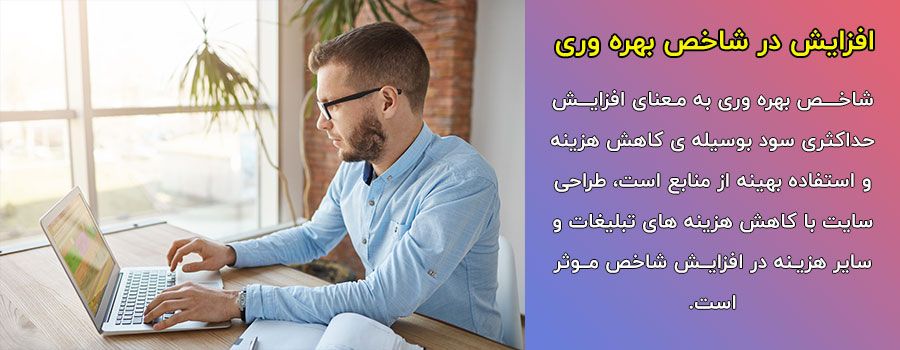 افزایش بهره وری با طراحی سایت