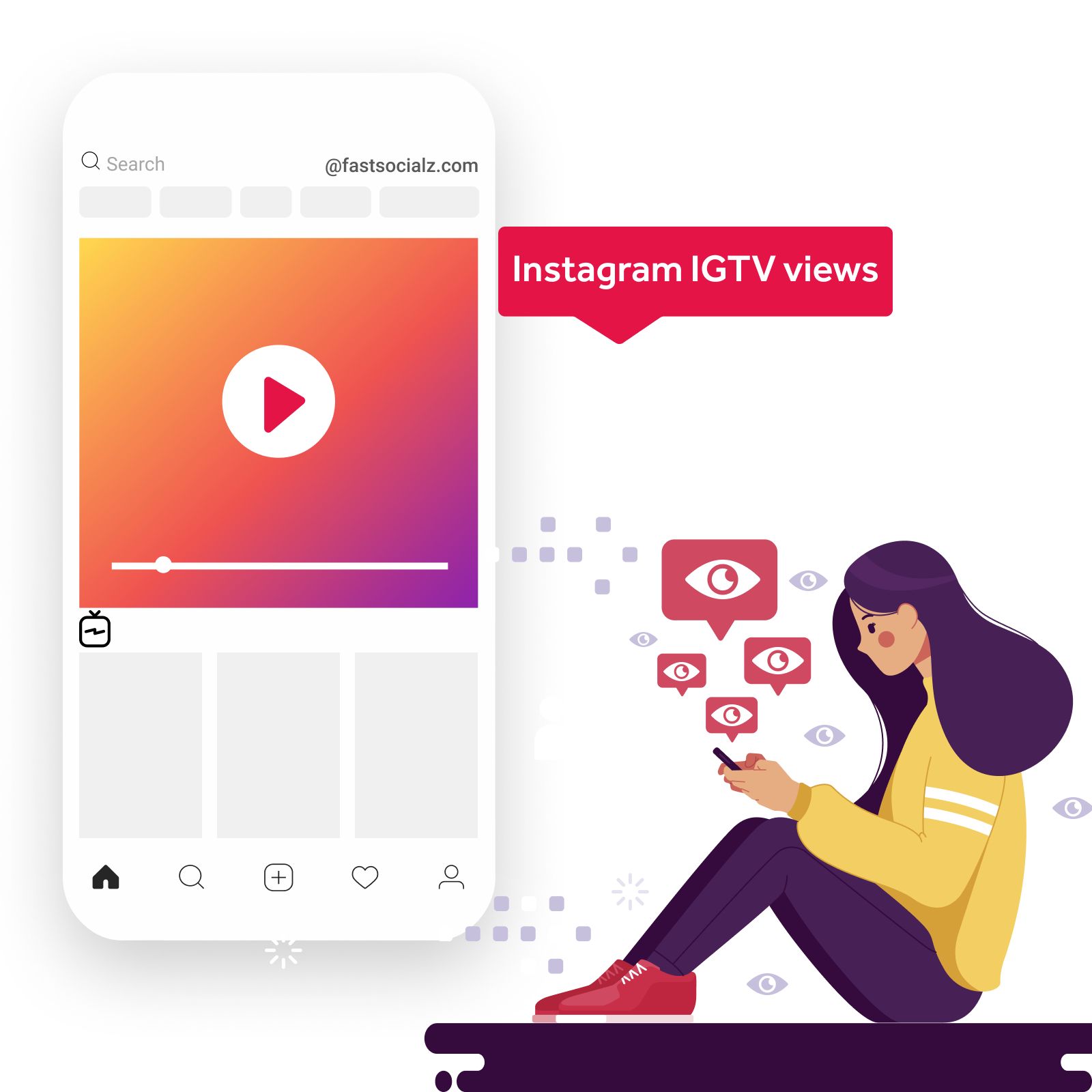خرید ویو IGTV اینستاگرام