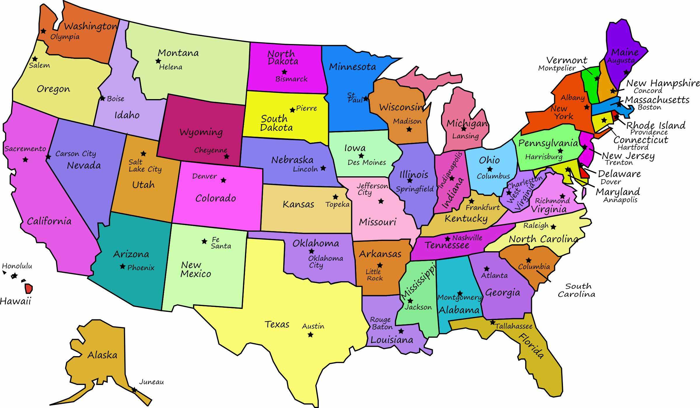 نقشه آمریکا | راهنمای کامل نقشه آمریکای شمالی