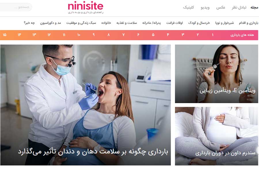 تحلیل سایت نی نی سایت