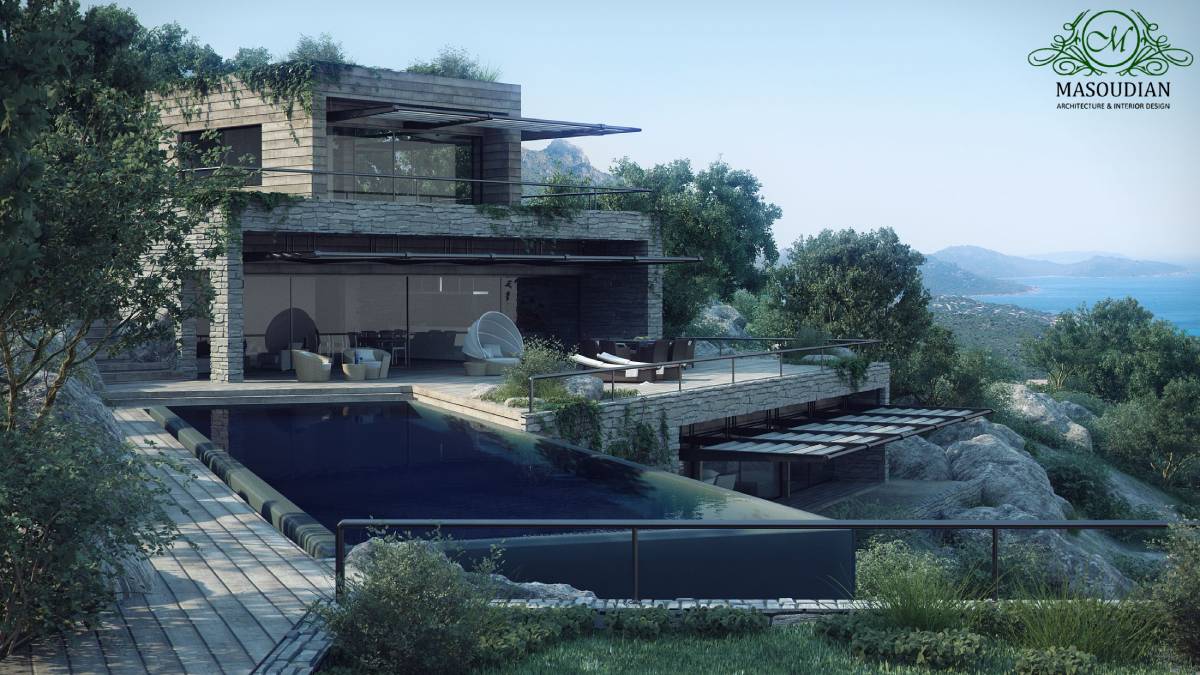 طراحی ویلا در اقلیم سرد و کوهستانی
