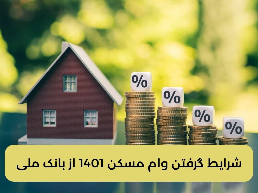 شرایط دریافت وام مسکن 1401 از بانک ملی