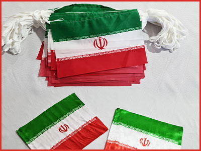 پرچم ریسه ای ایران
