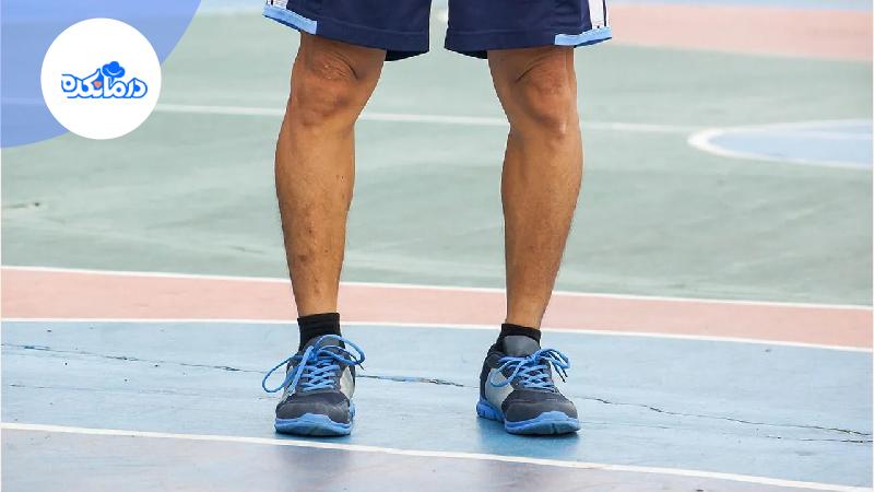 تصویر یک ورزشکار با پاهای پرانتزی