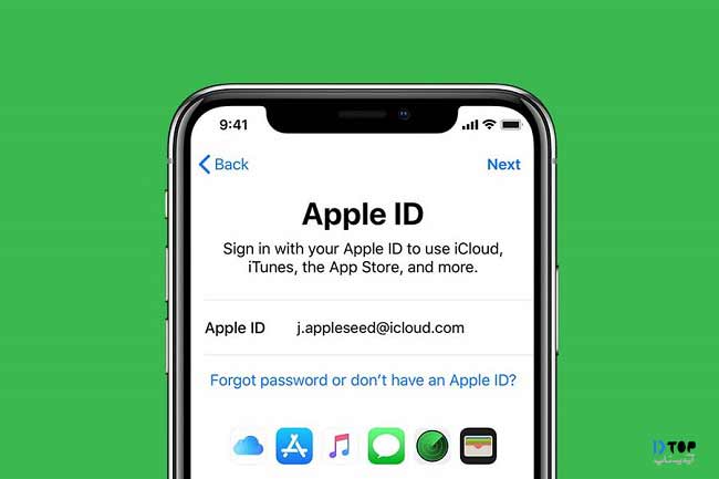 چگونگی پیدا کردن اپل ایدی گم شده