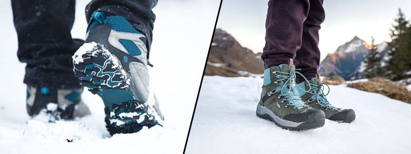 میزان ترکش کفش کوهنوردی و اصطکاک آن روی یخ و برف