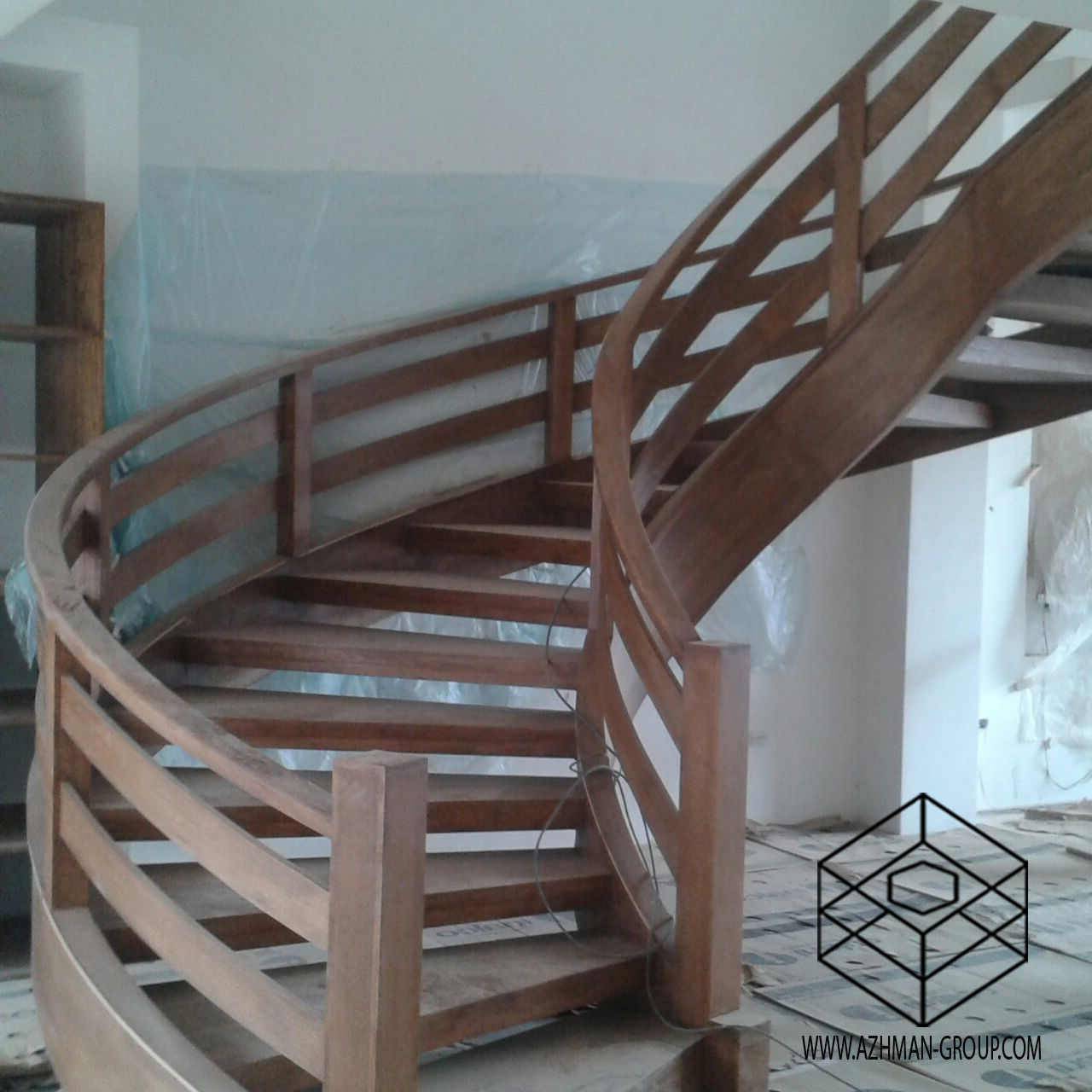 نرده چوبی