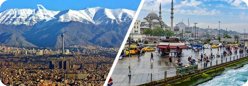 استانبول چند برابر تهران است؟
