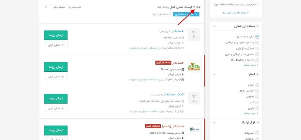 بازار کار حسابداری در ایران