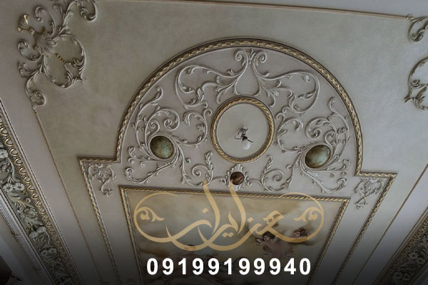 گچبری سقف هنر ایرانی