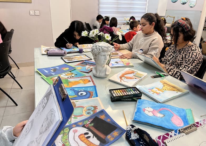 کلاس نقاشی کودکان در تهران