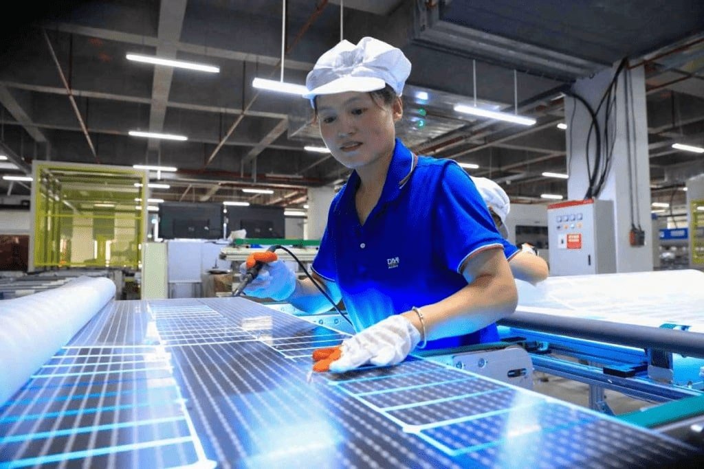 واردات خطوط تولید پنل خورشیدی از چین