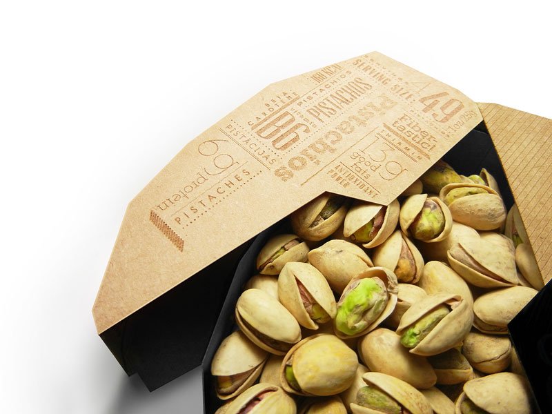 طراحی بسته بندی پسته