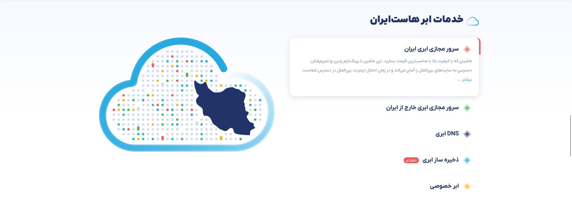 مزایای میزبانی سرویس های ابری در هاست ایران