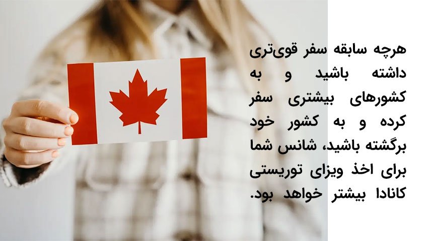 افزایش شانس اخذ ویزای توریستی کانادا از طریق سفر به کشورهای خارجی