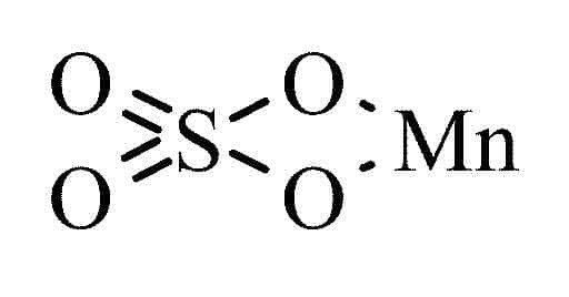 ساختار سولفات منگنز