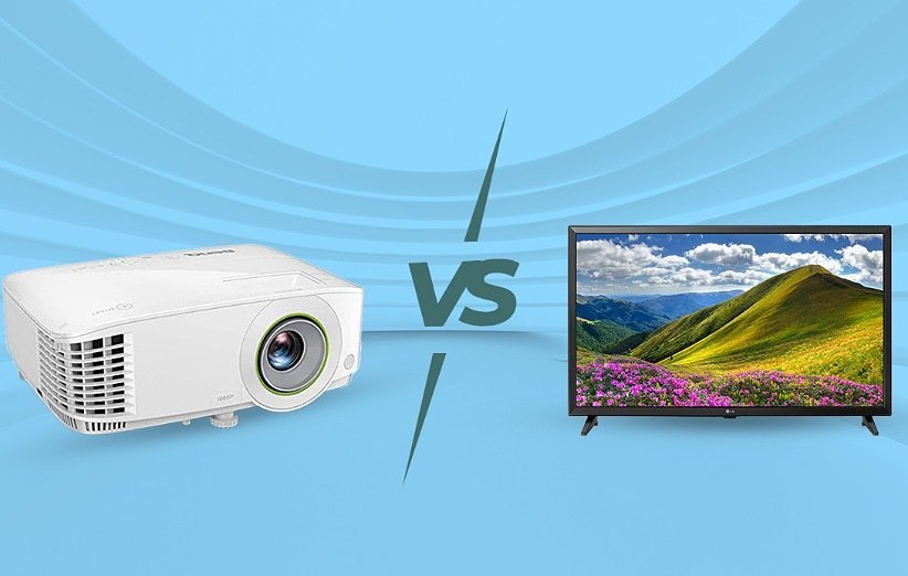 تفاوت‌های اصلی بین ویدئو پروژکتور و تلویزیون
