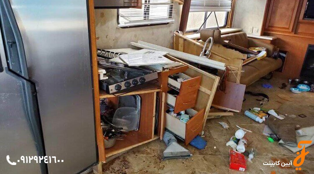 خرابی کابینت آشپزخانه