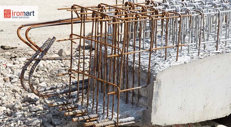 میلگرد مصرفی در ساختمان بتنی