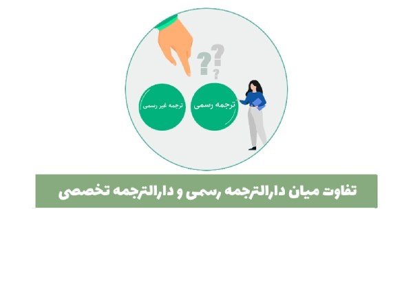 تفاوت دارالترجمه رسمی و غیر رسمی