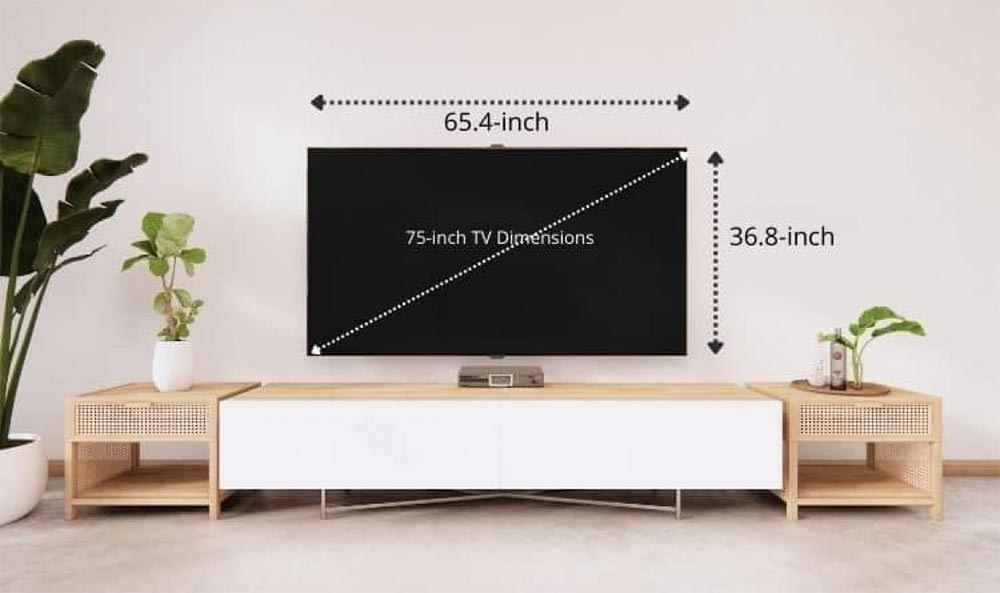 مقایسه سایز تلویزیونها و تفاوت 43 اینچ 55 تا 80 اینچ چه اندازه ای بهتره؟