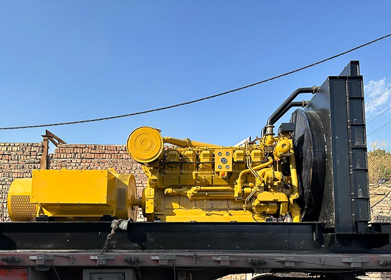 یک دیزل ژنراتور پس از تست لود بانک