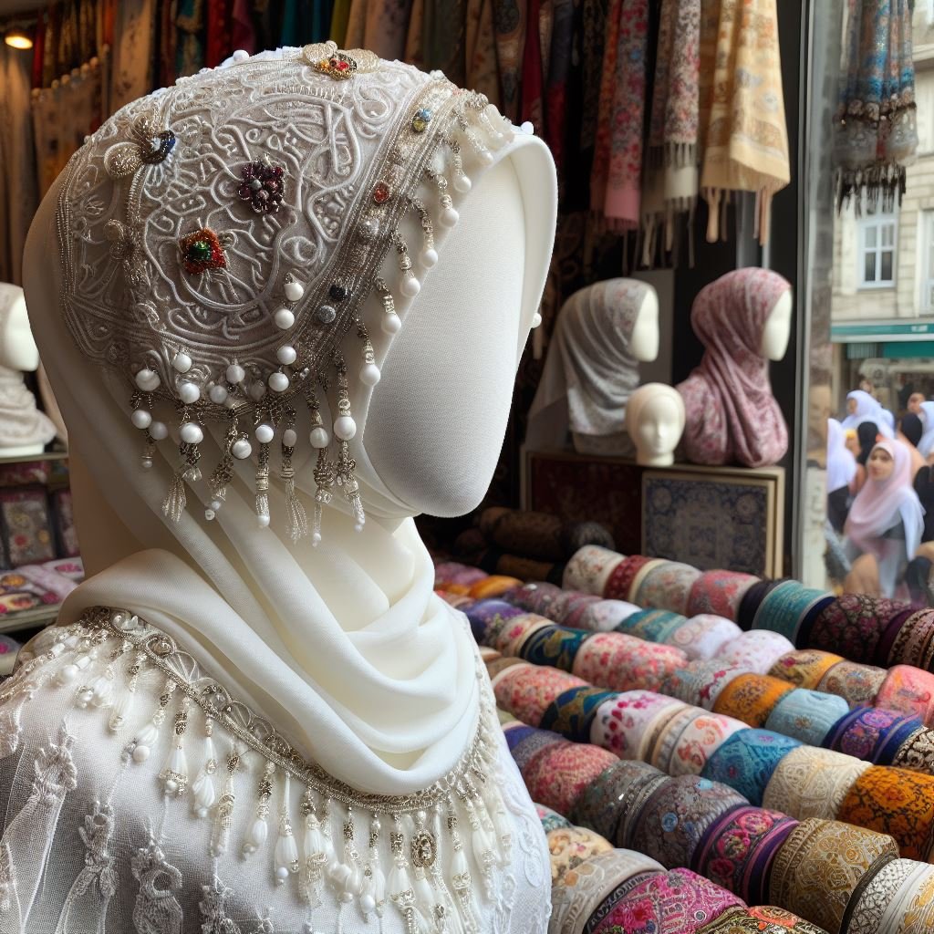 طراحی روسری و حجاب زنانه