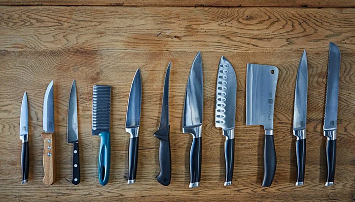 انواع چاقو، کارد و ساطور +کاربرد هر کدام