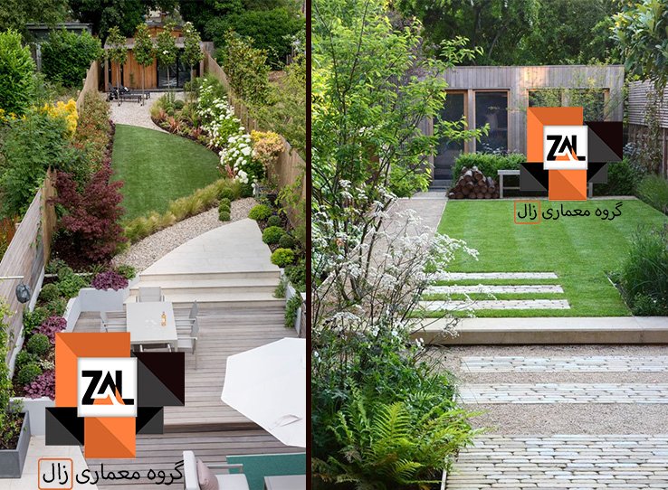 طراحی محوطه باغ ویلا