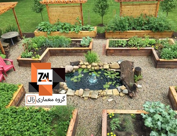 طراح باغ ویلا