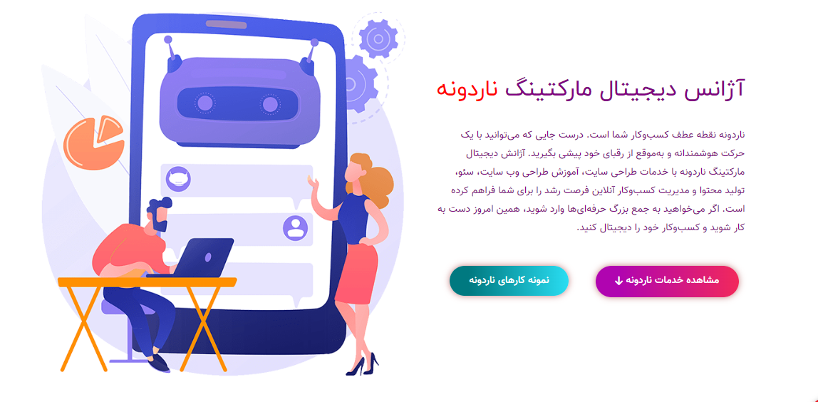 آشنایی با شرکت ناردونه، بهترین ارائه دهنده خدمات طراحی سایت در ایران