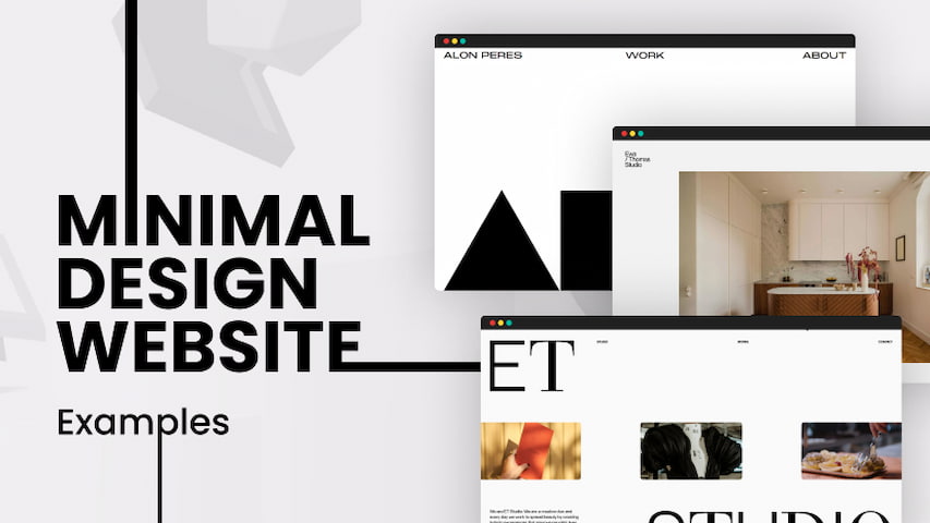 طراحی‌های مینیمالیستی وبسایت