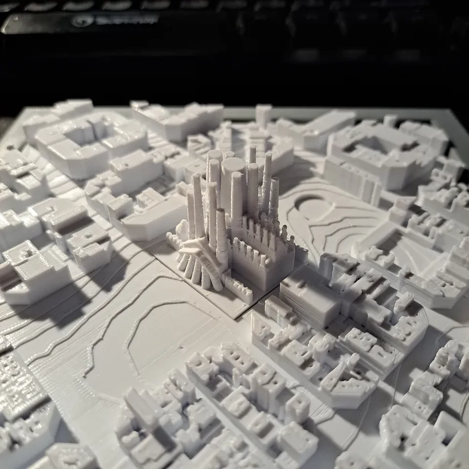 کاربرد ساخت ماکت با پرینتر سه بعدی برای نمایش بافت شهری
