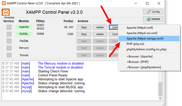 Error 403 – XAMPP access forbidden error