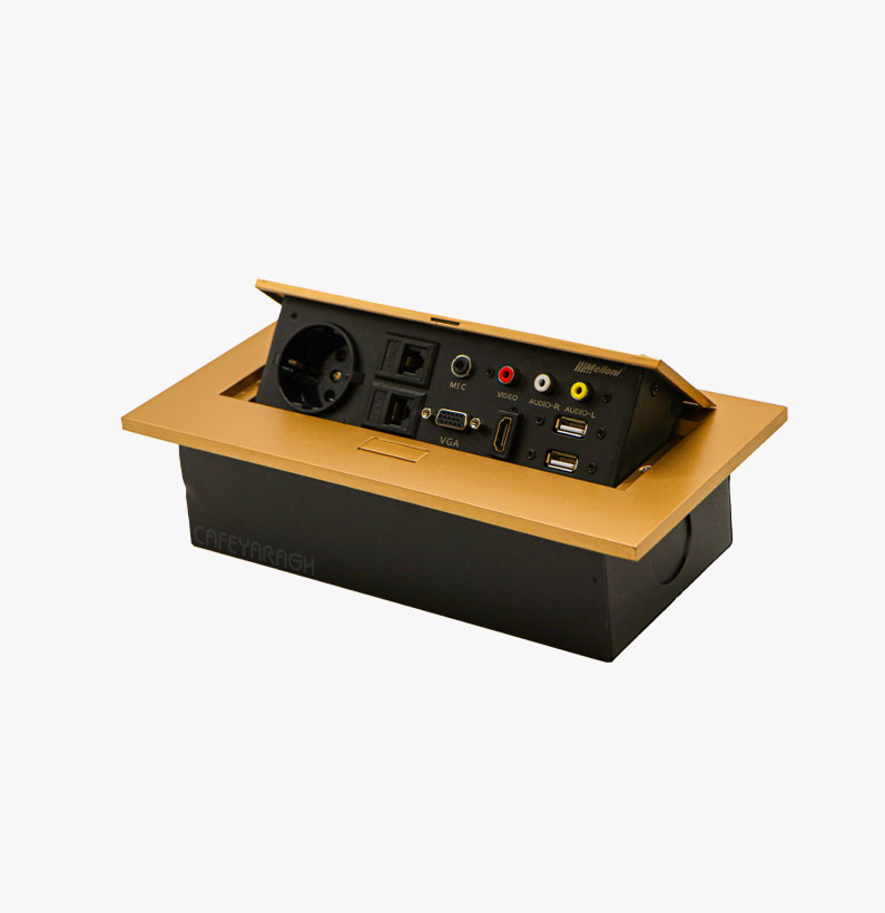 پریز رومیزی ملونی