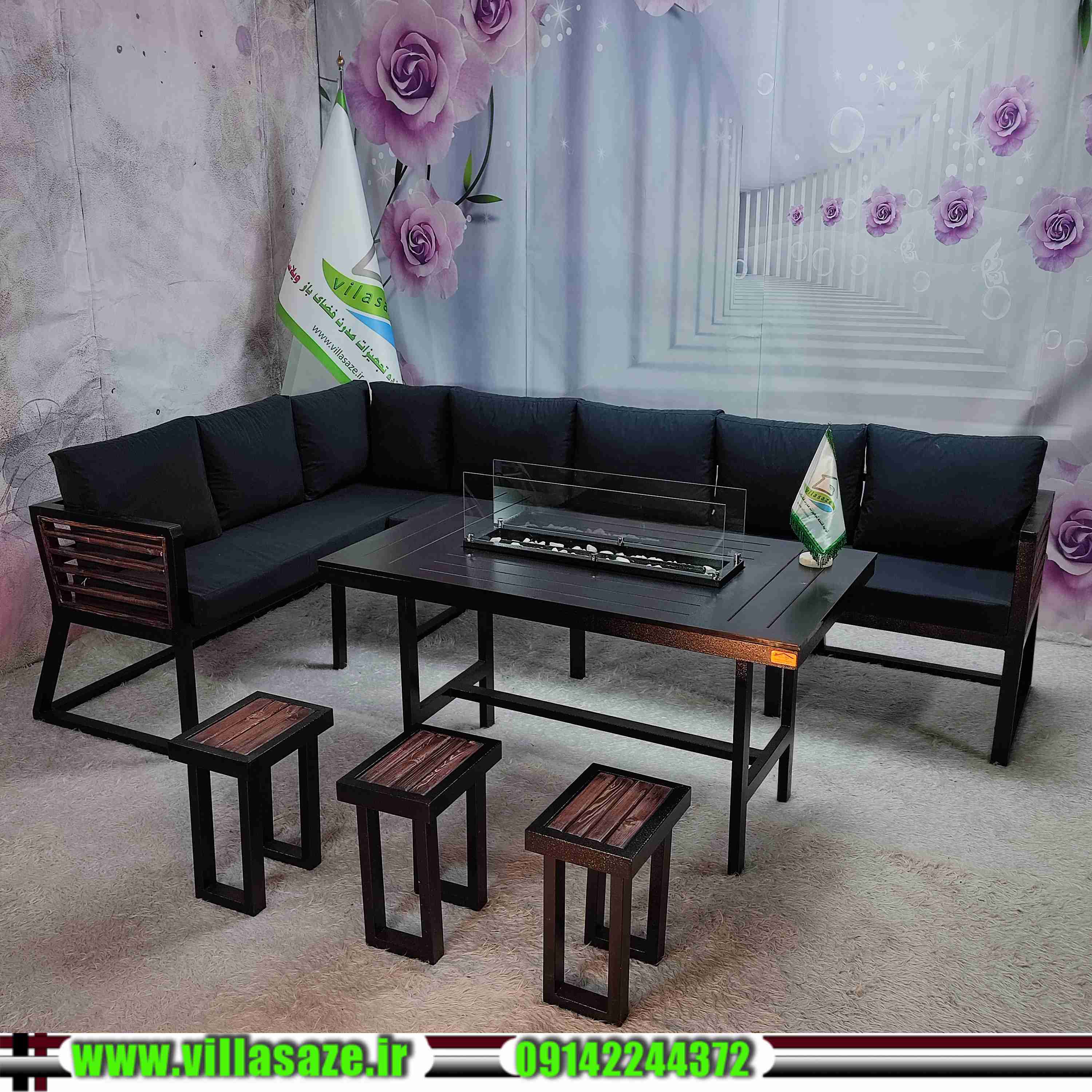 تجهیز فضای باز و روف گاردن
