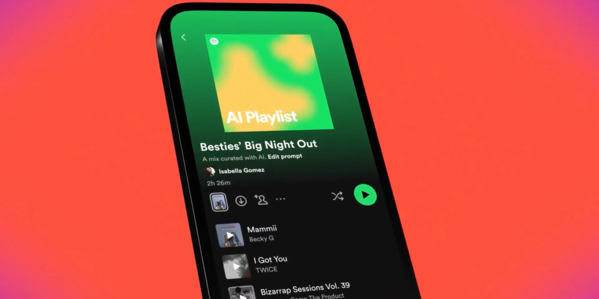 هوش مصنوعی AI Playlist در اسپاتیفای