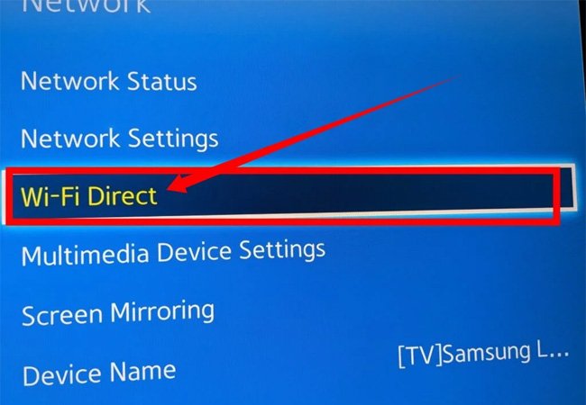 اتصال تبلت سامسونگ به تلویزیون با استفاده از WiFi Direct