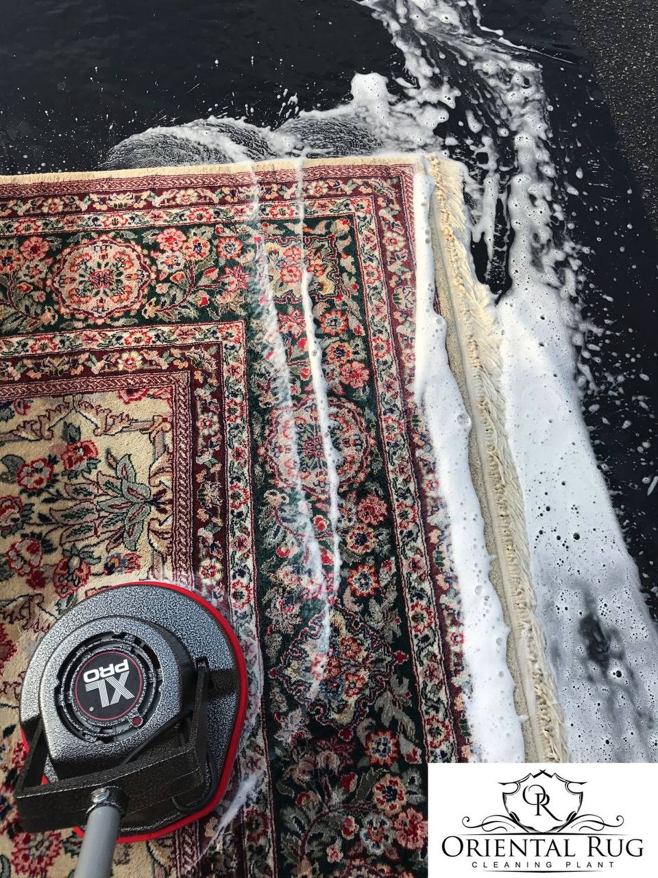 رفوگری فرش در قالیشویی باغستان کرج