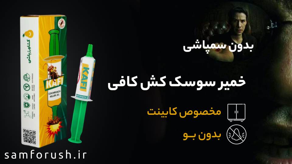 از بین بردن سوسک کابینت بدون سمپاشی سوسک با خمیر سوسک کش کافی