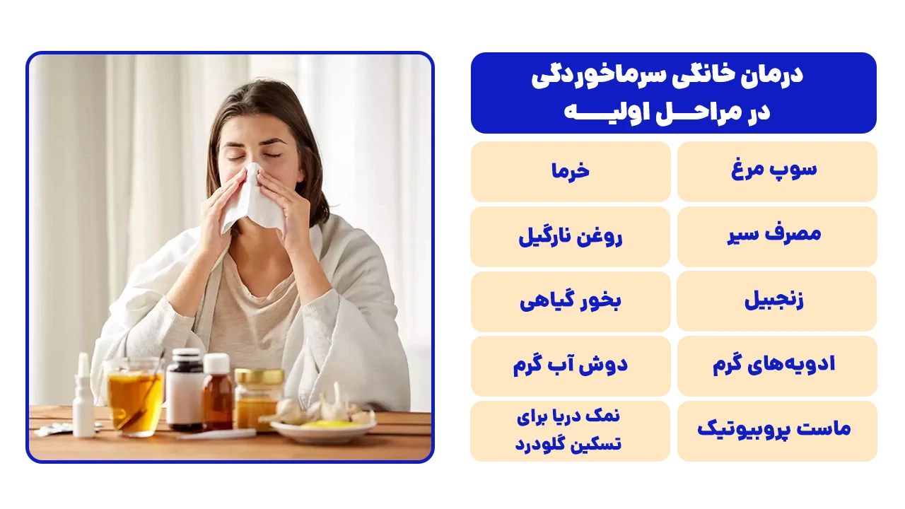 درمان سرماخوردگی با استفاده از روش‌های که در خانه کاربرد دارد