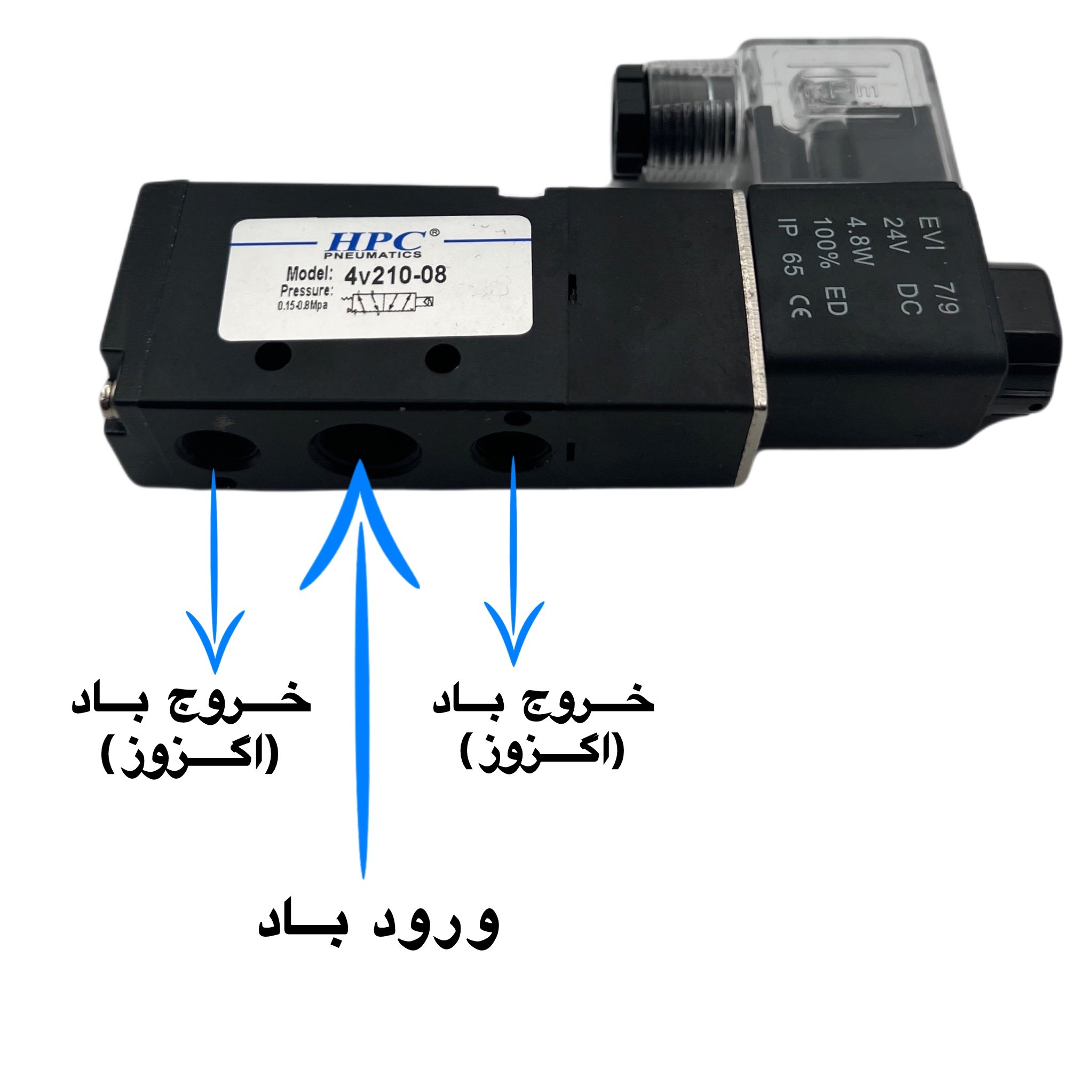 نحوه نصب شیر برقی پنوماتیک