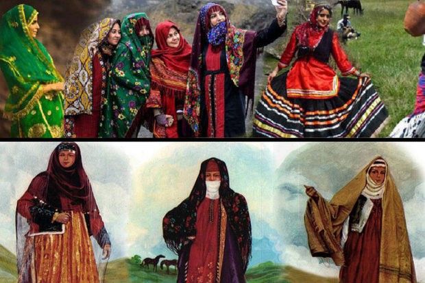 انواع پوشش در قومیت های مختلف ایران
